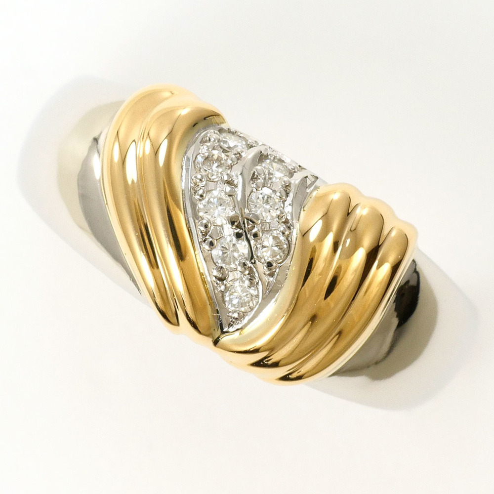VINTAGE 18k Gold Diamond Ring